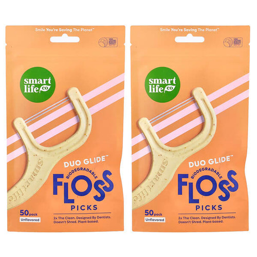 <img alt="SmartLifeCo, Duopik Floss Picks, Unflavored, 100 Pack" title="SmartLifeCo, Duopik Floss Picks, Unflavored, 100 Pack,850046079474"