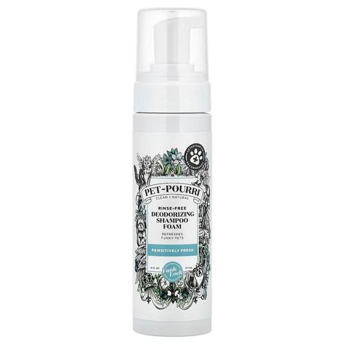 <img alt="Poo-Pourri, Pet-Pourri, Rinse-Free Deodorizing Shampoo Foam, Pawsitively Fresh, 6 fl oz (177 ml)" title="Poo-Pourri, Pet-Pourri, Rinse-Free Deodorizing Shampoo Foam, Pawsitively Fresh, 6 fl oz (177 ml),848858027929"