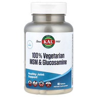 <img alt="KAL, 100% Vegetarian MSM & Glucosamine, 60 Tablets" title="KAL, 100% Vegetarian MSM & Glucosamine, 60 Tablets,021245129592"