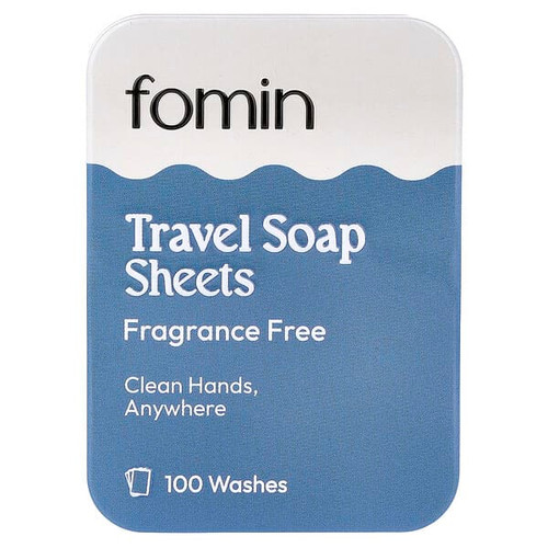 <img alt="fomin, Travel Soap Sheets, Fragrance Free, 100 Sheets" title="fomin, Travel Soap Sheets, Fragrance Free, 100 Sheets,850066209516"
