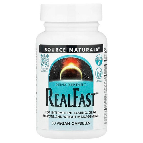 <img alt="Source Naturals, RealFast, 30 Vegan Capsules" title="Source Naturals, RealFast, 30 Vegan Capsules,021078029458"