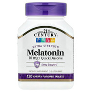 <img alt="21st Century, Melatonin, Quick Dissolve, Cherry, 10 mg, 120 Tablets" title="21st Century, Melatonin, Quick Dissolve, Cherry, 10 mg, 120 Tablets,740985275030"