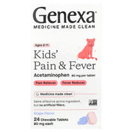 <img alt="Genexa, Kids Pain & Fever, Ages 2-11, Grape, 80 mg, 24 Chewable Tablets" title="Genexa, Kids Pain & Fever, Ages 2-11, Grape, 80 mg, 24 Chewable Tablets,850015736100"