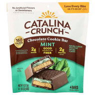 <img alt="Catalina Crunch, Chocolate Cookie Bar, Mint, 4 Bars, 1.16 oz (33 g) Each" title="Catalina Crunch, Chocolate Cookie Bar, Mint, 4 Bars, 1.16 oz (33 g) Each,850044112784"