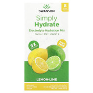 <img alt="Swanson Vitamins, Simply Hydrate, Electrolyte Hydration Mix, Lemon-Lime, 8 Stick Packs, 0.21 oz (5.92 g) Each" title="Swanson Vitamins, Simply Hydrate, Electrolyte Hydration Mix, Lemon-Lime, 8 Stick Packs, 0.21 oz (5.92 g) Each,087614119427"
