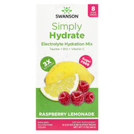 <img alt="Swanson Vitamins, Simply Hydrate, Electrolyte Hydration Mix, Raspberry Lemonade, 8 Stick Packs 0.21 oz (5.95 g) Each" title="Swanson Vitamins, Simply Hydrate, Electrolyte Hydration Mix, Raspberry Lemonade, 8 Stick Packs 0.21 oz (5.95 g) Each,087614119403"