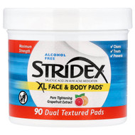 <img alt="Stridex, XL Face & Body Pads, Alcohol Free, 90 Dual Textured Pads" title="Stridex, XL Face & Body Pads, Alcohol Free, 90 Dual Textured Pads,041388010366"