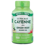 <img alt="Natures Truth, Ultra Max Cayenne Plus Ginger Root, 100 Quick Release Capsules" title="Natures Truth, Ultra Max Cayenne Plus Ginger Root, 100 Quick Release Capsules,840093109835"
