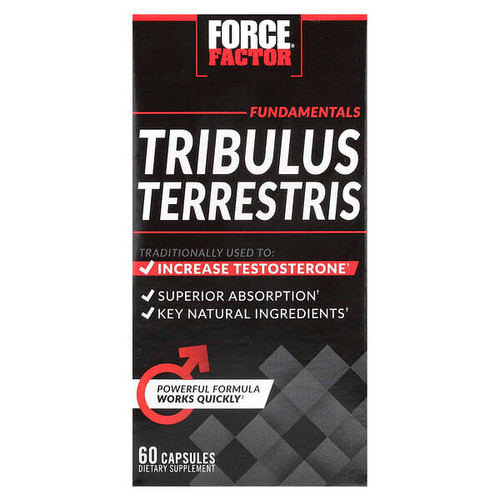 <img alt="Force Factor, Fundamentals, Tribulus Terrestris, 60 Capsules" title="Force Factor, Fundamentals, Tribulus Terrestris, 60 Capsules,818594014910"