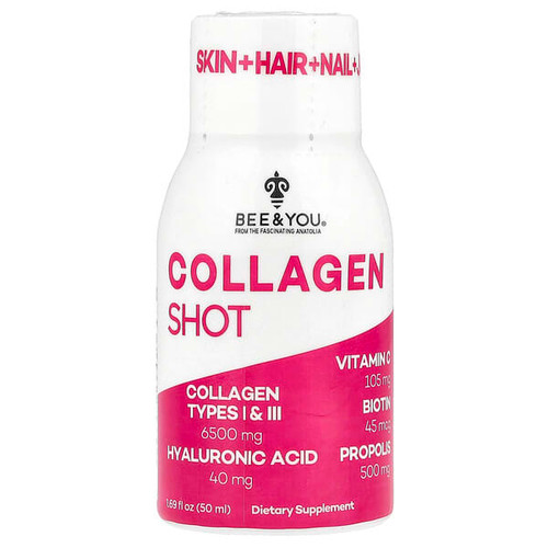 <img alt="3 PACK of Bee & You, Collagen Shot, 1.69 fl oz (50 ml)" title="3 PACK of Bee & You, Collagen Shot, 1.69 fl oz (50 ml),190853003423"