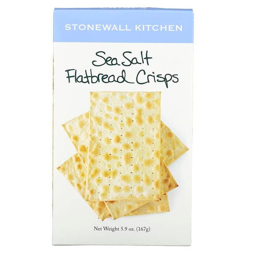 <img alt="Stonewall Kitchen, Sea Salt Flatbread Crisps, 5.9 oz (167 g)" title="Stonewall Kitchen, Sea Salt Flatbread Crisps, 5.9 oz (167 g),711381320877"