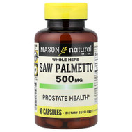 <img alt="Mason Natural, Whole Herb Saw Palmetto, 500 mg, 90 Capsules" title="Mason Natural, Whole Herb Saw Palmetto, 500 mg, 90 Capsules,311845115195"