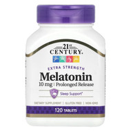 <img alt="21st Century, Melatonin, Prolonged Release, 10 mg, 120 Tablets" title="21st Century, Melatonin, Prolonged Release, 10 mg, 120 Tablets,740985280287"