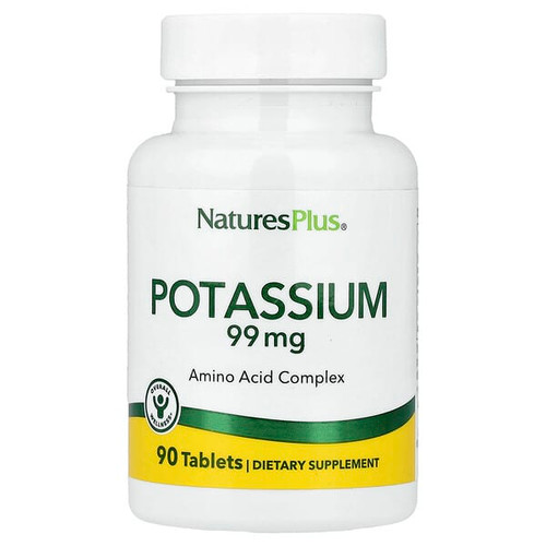 <img alt="NaturesPlus, Potassium, 99 mg, 90 Tablets" title="NaturesPlus, Potassium, 99 mg, 90 Tablets,097467033702"