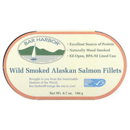 <img alt="Bar Harbor, Wild Smoked Alaskan Salmon Fillets, 6.7 oz (190 g)" title="Bar Harbor, Wild Smoked Alaskan Salmon Fillets, 6.7 oz (190 g),070718001163"