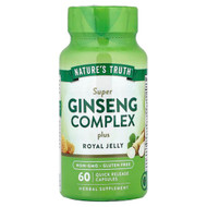 <img alt="Natures Truth, Super Ginseng Complex Plus Royal Jelly, 60 Quick Release Capsules" title="Natures Truth, Super Ginseng Complex Plus Royal Jelly, 60 Quick Release Capsules,840093101570"