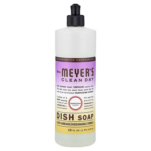 <img alt="Mrs. Meyers Clean Day, Dish Soap, Compassion Flower, 16 fl oz (473 ml)" title="Mrs. Meyers Clean Day, Dish Soap, Compassion Flower, 16 fl oz (473 ml),808124113831"