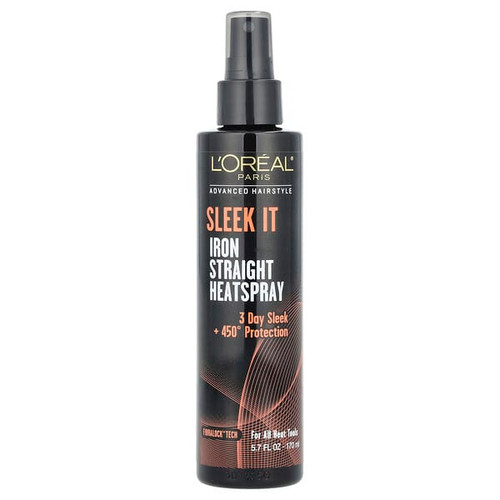 <img alt="LOreal, Advanced Hairstyle, Sleek It Iron Straight Heatspray, 5.7 fl oz (170 ml)" title="LOreal, Advanced Hairstyle, Sleek It Iron Straight Heatspray, 5.7 fl oz (170 ml),071249274699"