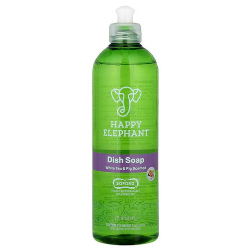 <img alt="Happy Elephant, Dish Soap, White Tea & Fig, 16 fl oz (0.47 l)" title="Happy Elephant, Dish Soap, White Tea & Fig, 16 fl oz (0.47 l),843076030034"