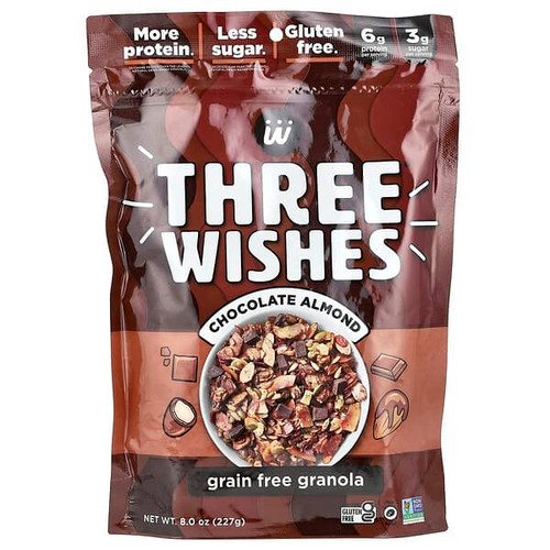 <img alt="Three Wishes, Grain Free Granola, Chocolate Almond, 8 oz ( 227 g)" title="Three Wishes, Grain Free Granola, Chocolate Almond, 8 oz ( 227 g),850016813367"