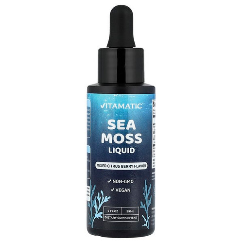 <img alt="Vitamatic, Sea Moss Liquid, Mixed Citrus Berry, 2 fl oz (59 ml)" title="Vitamatic, Sea Moss Liquid, Mixed Citrus Berry, 2 fl oz (59 ml),810078473862"