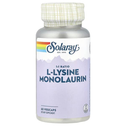 <img alt="Solaray, L-Lysine Monolaurin, 1-1 Ratio, 60 VegCaps" title="Solaray, L-Lysine Monolaurin, 1-1 Ratio, 60 VegCaps,076280352818"