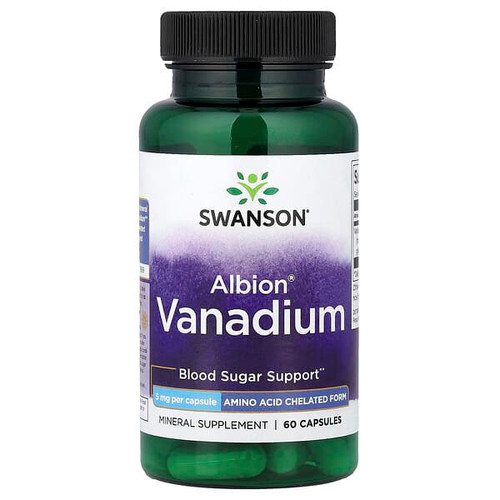 <img alt="Swanson Vitamins, Albion Vanadium, 5 mg, 60 Capsules" title="Swanson Vitamins, Albion Vanadium, 5 mg, 60 Capsules,087614021010"