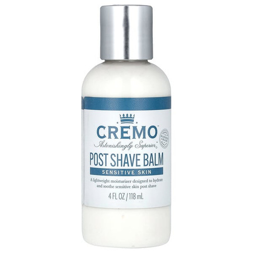<img alt="Cremo, Post Shave Balm, Sensitive Skin, 4 fl oz ( 118 ml)" title="Cremo, Post Shave Balm, Sensitive Skin, 4 fl oz ( 118 ml),811847036271"