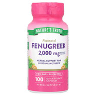 <img alt="Natures Truth, Fenugreek, 100 Quick Release Capsules (1,000 mg per Capsule)" title="Natures Truth, Fenugreek, 100 Quick Release Capsules (1,000 mg per Capsule),840093101907"
