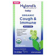<img alt="Hylands Naturals, Baby, Organic Cough & Immune, Nighttime, 12+ Months, 2 fl oz (59 ml)" title="Hylands Naturals, Baby, Organic Cough & Immune, Nighttime, 12+ Months, 2 fl oz (59 ml),810087820275"