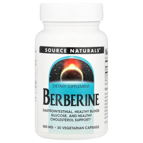 <img alt="Source Naturals, Berberine, 500 mg , 30 Vegetarian Capsules" title="Source Naturals, Berberine, 500 mg , 30 Vegetarian Capsules,021078027829"