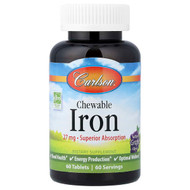 <img alt="Carlson, Chewable Iron, Natural Grape, 27 mg, 60 Tablets" title="Carlson, Chewable Iron, Natural Grape, 27 mg, 60 Tablets,088395558108"