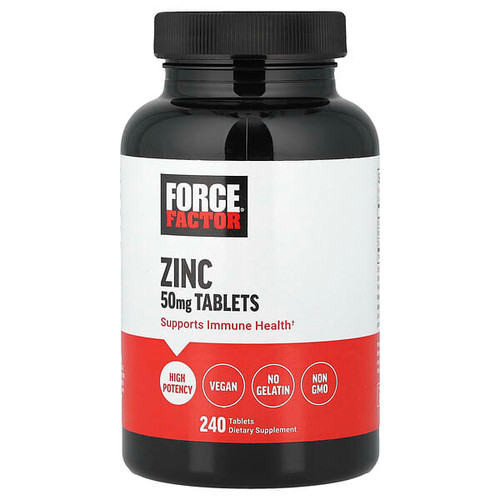 <img alt="Force Factor, Zinc, 240 Tablets" title="Force Factor, Zinc, 240 Tablets,810126660541"