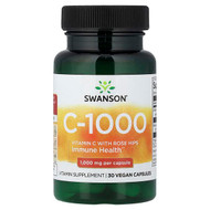 <img alt="3 PACK of Swanson Vitamins, C-1000 with Rose Hips, 30 Vegan Capsules" title="3 PACK of Swanson Vitamins, C-1000 with Rose Hips, 30 Vegan Capsules,087614112510"