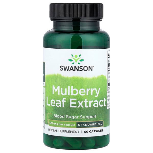 <img alt="Swanson Vitamins, Mulberry Leaf Extract, 500 mg, 60 Capsules" title="Swanson Vitamins, Mulberry Leaf Extract, 500 mg, 60 Capsules,087614141879"