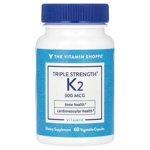 <img alt="The Vitamin Shoppe, Triple Strength Vitamin K2, 300 mcg, 60 Vegetable Capsules" title="The Vitamin Shoppe, Triple Strength Vitamin K2, 300 mcg, 60 Vegetable Capsules,766536043149"