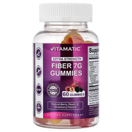 <img alt="Vitamatic, Fiber Gummies, Natural Berry, Peace & Strawberry, 60 Gummies" title="Vitamatic, Fiber Gummies, Natural Berry, Peace & Strawberry, 60 Gummies,810078473022"