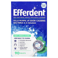 <img alt="Efferdent, Anti-Bacterial Dental Appliance Cleanser, Minty Fresh & Clean, 90 Tablets" title="Efferdent, Anti-Bacterial Dental Appliance Cleanser, Minty Fresh & Clean, 90 Tablets,814832015909"