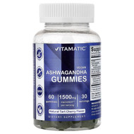 <img alt="Vitamatic, Vegan Ashwagandha Gummies, Natural Tart Cherry, 60 Gummies" title="Vitamatic, Vegan Ashwagandha Gummies, Natural Tart Cherry, 60 Gummies,810078470717"