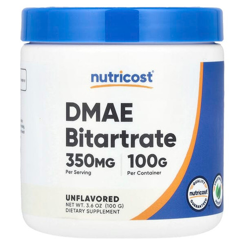 <img alt="Nutricost, DMAE Bitartrate, Unflavored, 3.6 oz (100 g)" title="Nutricost, DMAE Bitartrate, Unflavored, 3.6 oz (100 g),810139573012"