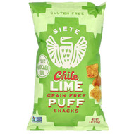 <img alt="Siete, Grain Free Puff Snacks, Chile Lime, 4 oz (113 g)" title="Siete, Grain Free Puff Snacks, Chile Lime, 4 oz (113 g),810091780336"