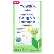 <img alt="Hylands Naturals, Baby, Organic Cough & Immune, Daytime, 12+ Months, 2 fl oz (59 ml)" title="Hylands Naturals, Baby, Organic Cough & Immune, Daytime, 12+ Months, 2 fl oz (59 ml),810087820268"