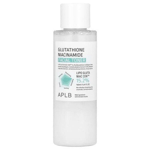 <img alt="APLB, Glutathione Niacinamide, Facial Toner, 5.41 fl oz (160 ml)" title="APLB, Glutathione Niacinamide, Facial Toner, 5.41 fl oz (160 ml),8809874682709"
