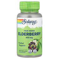 <img alt="Solaray, True Herbs Elderberry, 100 VegCaps" title="Solaray, True Herbs Elderberry, 100 VegCaps,076280124453"