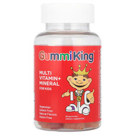 <img alt="GummiKing, Multi Vitamin + Mineral For Kids, Grape, Lemon, Orange, Strawberry And Cherry, 60 Gummies" title="GummiKing, Multi Vitamin + Mineral For Kids, Grape, Lemon, Orange, Strawberry And Cherry, 60 Gummies,835776001087"