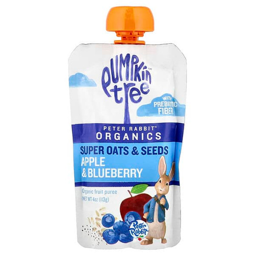 <img alt="3 PACK of Pumpkin Tree Organics, Peter Rabbit Organics, Organic Fruit Puree, Super Oats & Seeds, Apple & Blueberry, 4 oz (113 g)" title="3 PACK of Pumpkin Tree Organics, Peter Rabbit Organics, Organic Fruit Puree, Super Oats & Seeds, Apple & Blueberry, 4 oz (113 g),815367010148"