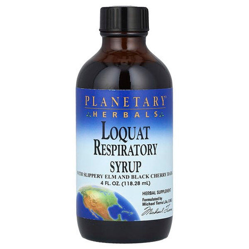<img alt="Planetary Herbals, Loquat Respiratory Syrup, 4 fl oz (118.28 ml)" title="Planetary Herbals, Loquat Respiratory Syrup, 4 fl oz (118.28 ml),021078105626"