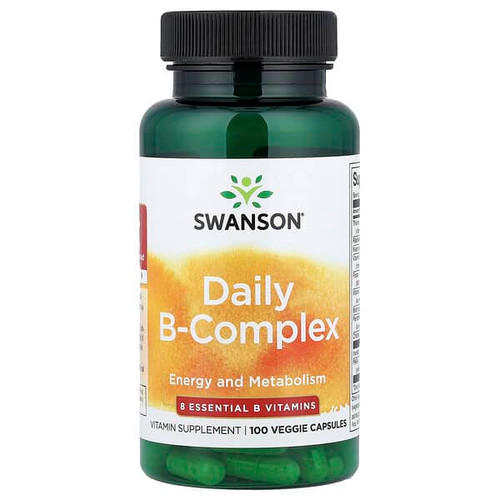 <img alt="Swanson Vitamins, Daily B-Complex, 100 Veggie Capsules" title="Swanson Vitamins, Daily B-Complex, 100 Veggie Capsules,087614118550"