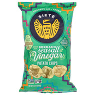 <img alt="Siete, Potato Chips, Hint of Serrano Sea Salt & Vinegar , 5.5 Oz ( 156 g)" title="Siete, Potato Chips, Hint of Serrano Sea Salt & Vinegar , 5.5 Oz ( 156 g),853986008085"