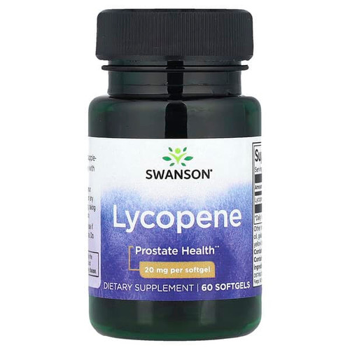 <img alt="Swanson Vitamins, Lycopene, 20 mg, 60 Softgels" title="Swanson Vitamins, Lycopene, 20 mg, 60 Softgels,087614019505"
